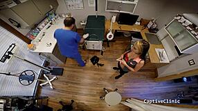 Asian Mina And Amy In Backstage Fetish With Handcuffs Gloves And Heels