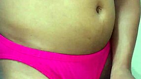 crossdressing amateur masturbates solo in erotic panties sniffing them