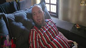 the cuckold didn't even notice i took forever getting back from the gym, brought him a creampie surprise in my pussy and made him clean it all up