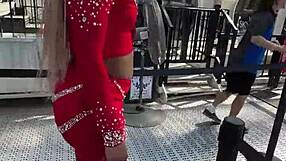 oh man, she's squirting everywhere all over atlanta with that big black cock ripping her clothes in missionary outdoors... wild stuff!