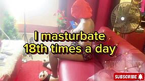 I feel overwhelmed as Anitawetpussy squirts all over her ebony body in outdoor public sex