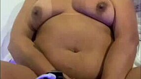 ele me viu fodendo com brinquedos sexuais e me fodeu, ebony milf double penetration with dildo and big black cock in doggystyle