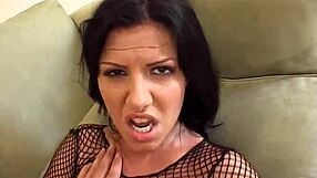 hey, this sultry brunette is getting her asshole totally gaped in pov style