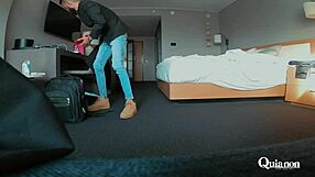 Bold latina milf gets oiled up for rough fucking