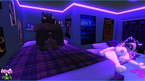 Viper fucking candy her demi-human kittens