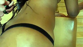 Wow, check this brown sugar hottie getting double penetrated hard by white boys in interracial cumshot action!