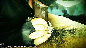 Masked Throat Killa Delivers Sloppy Deepthroat and Cum Swallow in POV