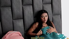 she got caught masturbating and fucked hard