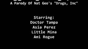 Asian Mina And Amy In Backstage Fetish With Handcuffs Gloves And Heels