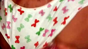 Horny stepdad waits for wife to leave then fucks the cute brunette's sex toy ass!