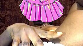 Oh My God, Check Out This Muscular Babe's Huge Clit And Pussy Lips In Sexy Lingerie!