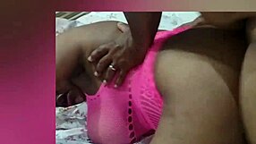 That ebony's greedy asshole gets licked and massaged in amateur cunnilingus action