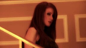 What happens when sexy redhead lesbian Nikki Rhodes and Latina superslut Renee Perez fuck each other with a toy in heels?