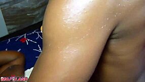 hey my husband cant get enough of my juicy pussy so we do quickie doggystyle fucking with his big black cock in missionary too