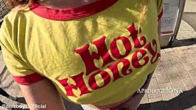 Valentina, are you wetting your jeans three times at the fortress park