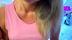 Curvy Alice Delivers Deepthroat Blowjob To Boyfriend In Kitchen Swallowing Huge Cumload From Monster Cock!