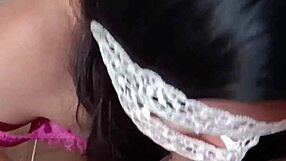 chubby amateur teen slut with small tits gives blowjob then rides cowgirl for facial cumshot in homemade taboo fuck