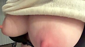 Artemisia Love, the Italian MILF with big juicy tits, gets horny in a slow-motion close-up session showing off her bouncing boobs for the camera.