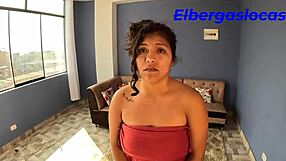 i pay the rent with my body now, letting him follo me in anal creampie roleplay as his cute latina wife in costume.