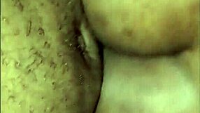 amateur curvy ebony milf shakes her big ass while riding dick in tight warm pussy