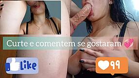 Can You Believe I Got My Hot Neighbor To Suck My Dick And Cum In Her Mouth?