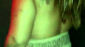 Ruiva novinha takes cumshot on face from two older guys at gloryhole in swing house