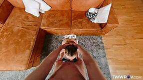 hey, why iron when you can have a good fuck like this with ivi rein swallowing cum after deepthroat blowjob and cowgirl riding in pov?