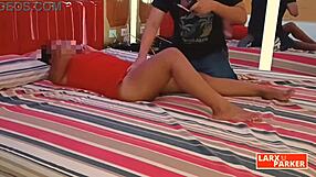 Can You Imagine Giving Chubby Brunette Alejandra a Full-Body Massage in Casting