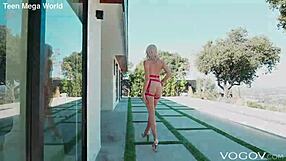 blonde takes big cock deep in hardcore anal pounding and gaping