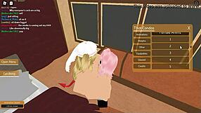 oh man, this femboy is pounding that slut so hard