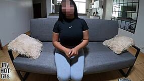 �me encanta el sexo con mi amiga latina teen pov creampie en homemade fucking