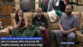 Dr. Tampa explores ultrasound equipment playfully with Nova Maverick in a behind-the-scenes hospital setting involving nurse gloves and patient interaction.