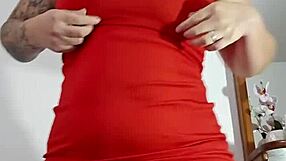 Trying on Lycra Panties and Masturbating for My Fan