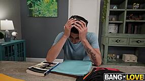 Helping stepmom venus valencia with petite ass blowjob in hardcore pov taboo