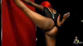 Ebony Ass Shaking And Twerking In Ripped Clothes