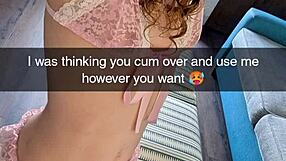 hey, i'm a cheating milf wife getting creampied in doggystyle by my husband's friend on snapchat - richelle rose