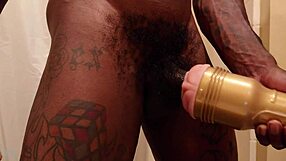 What Happens When Muscular Slave Hallelujah Johnson Faces Humiliation with a Gold Fleshlight and Massive Black Cock Domination?