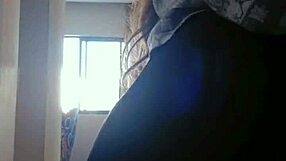 this cute student starts stripping off her clothes slowly then gropes those natural tits in a kinky way