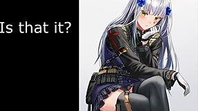 oh man i love this hk416 joi with assplay and cei leading to a ruined orgasm in anime femdom style