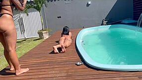 young brazilian friends dive into wild swinger fetish action at the buzios mansion with tattoos and girlfriend sharing