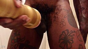 What Happens When Muscular Slave Hallelujah Johnson Faces Humiliation with a Gold Fleshlight and Massive Black Cock Domination?