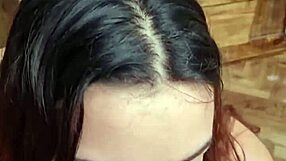 I watch this Argentinian teen giving a blowjob in amateur style with sexy moves