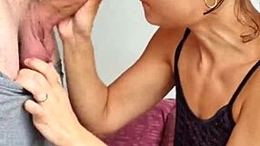 Argentine Beauty Sucks Big Cock Like A Pro With Deepthroat And Cum In Mouth