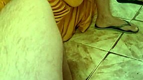 fucking huge brazilian housewife's big ass in bedroom for first time spreading