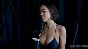 Raw Moments from Alice Vasconcelos in Papo Prive Interview with Raphaela Savanah - Part 1 on Sheer Red!