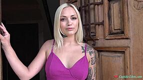 blonde beauty alex grey shines in her latest appearance