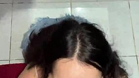 Debora mendes, do you love giving pov blowjob to wellington ribeiro with that big ass reflection in the mirror before intense facial cumshot?