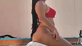 Relaxed With My Step Aunt, Feeling So Calm And At Ease Together