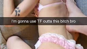 hey, i'm a cheating milf wife getting creampied in doggystyle by my husband's friend on snapchat - richelle rose