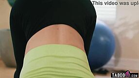 Yoga Milf Lesbians Hint at Strapon Double Penetration Fun After Session